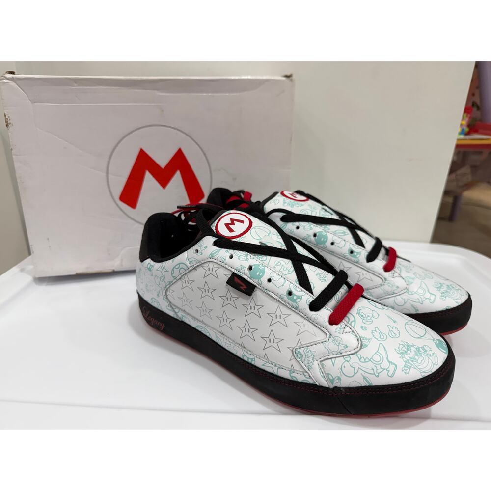 Nintendo x Run Athletics M Legacy Sneaker Size 11 Style# RA50202 Mario Rare